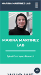 Mobile Screenshot of marina-martinez.com