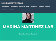 Tablet Screenshot of marina-martinez.com